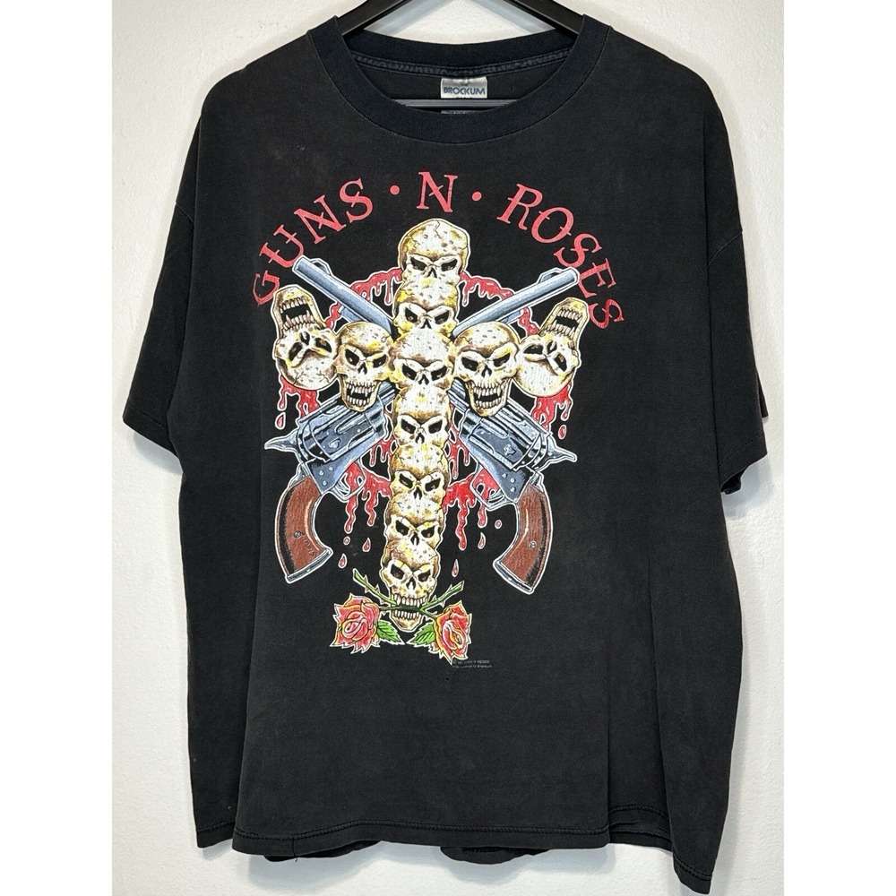 Vintage 1991 Guns N' Roses Use Your Illusion Tour Brockum T Shirt XL